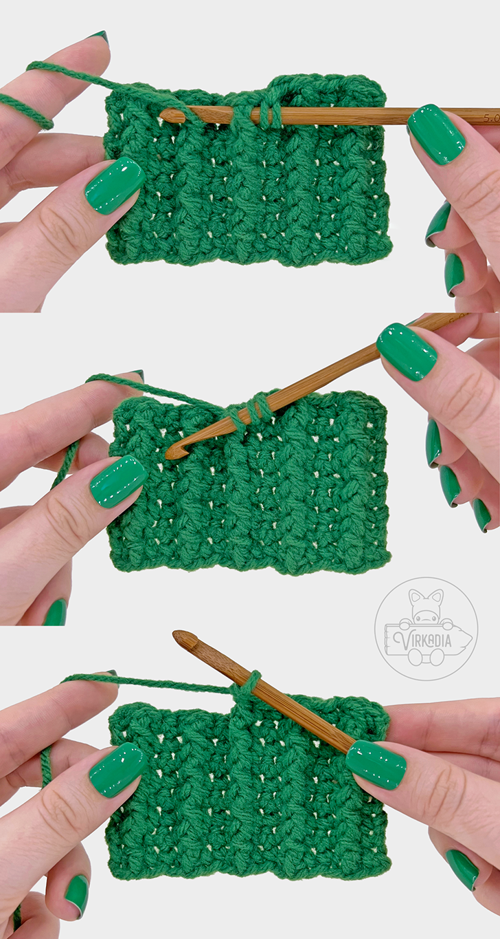 how to do a front post double crochet free tutorial