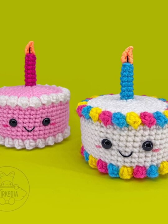 Crochet Birthday Cake | Free Pattern - Virkadia