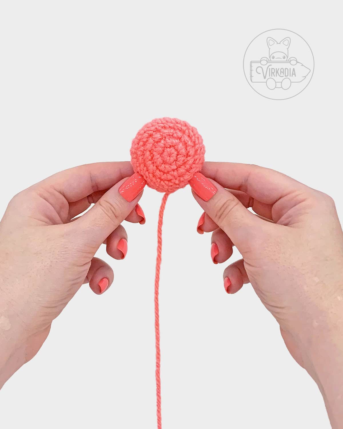 free amigurumi pattern tutorial of how each top piece should look