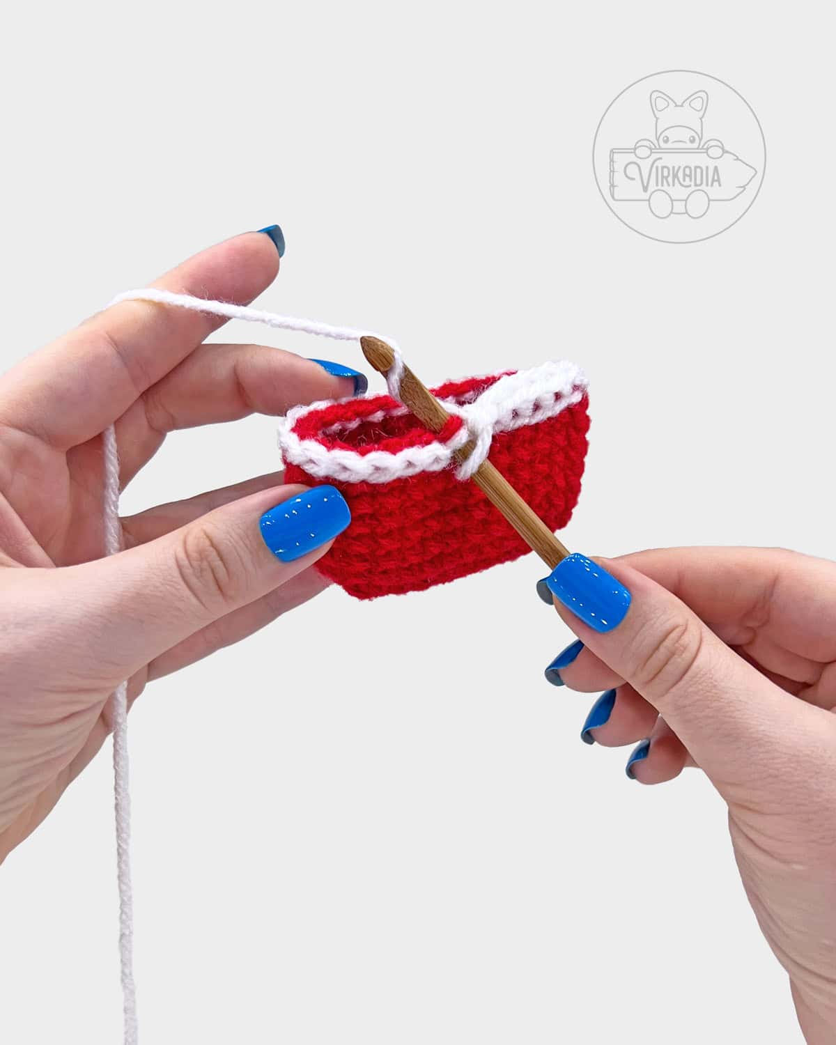free crochet ice pop popsicle amigurumi pattern tutorial of how to change colors