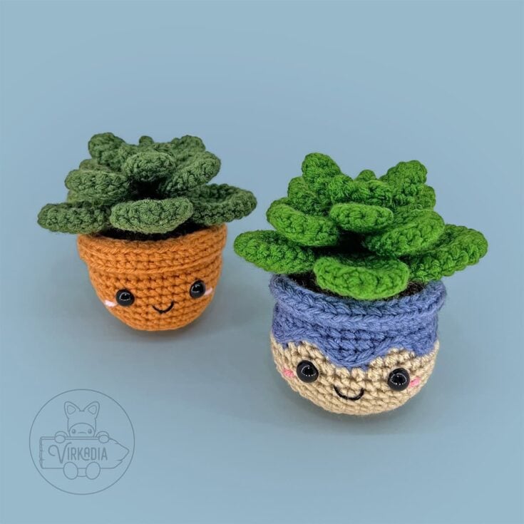 Crochet Succulent | Free Pattern - Virkadia