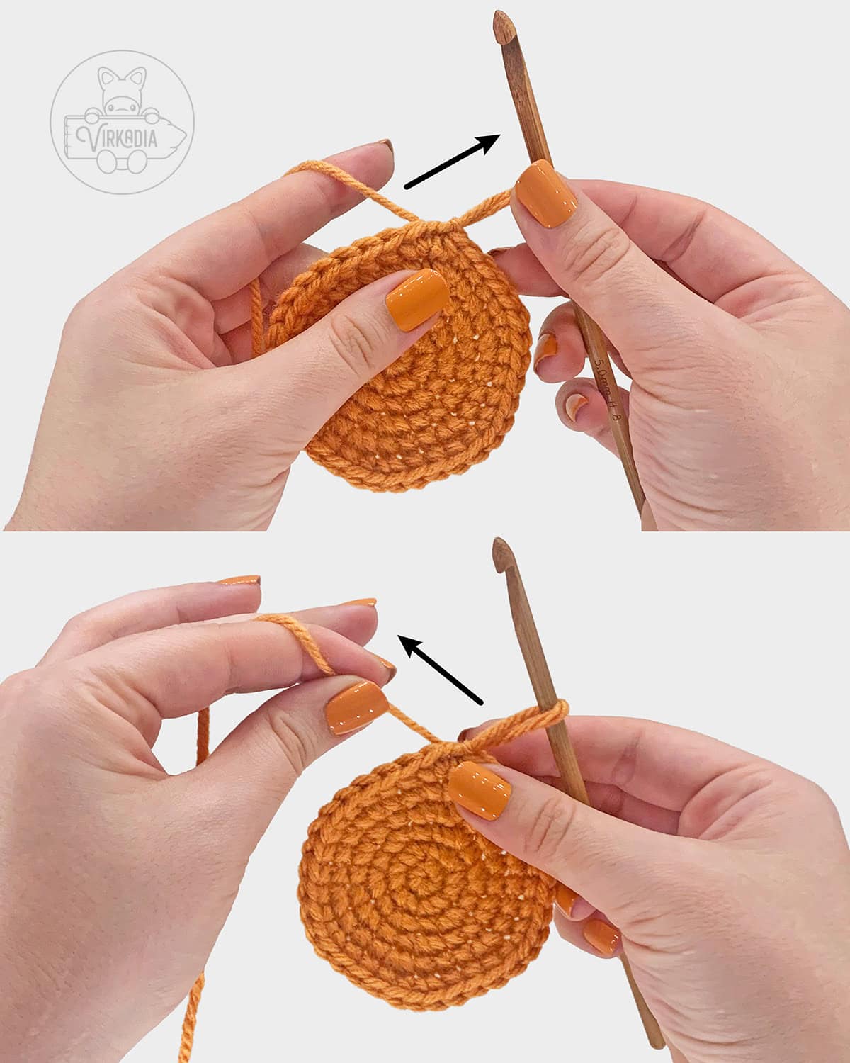 how to join rounds for amigurumi tutorial