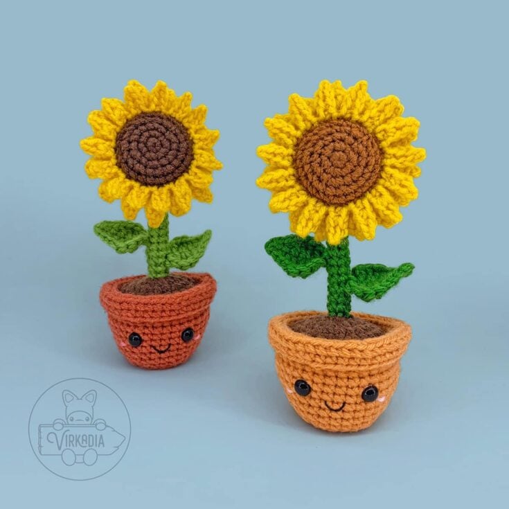 Crochet Sunflower | Free Crochet Pattern - Virkadia