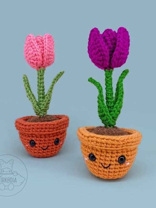Crochet Tulip | Free Crochet Pattern - Virkadia
