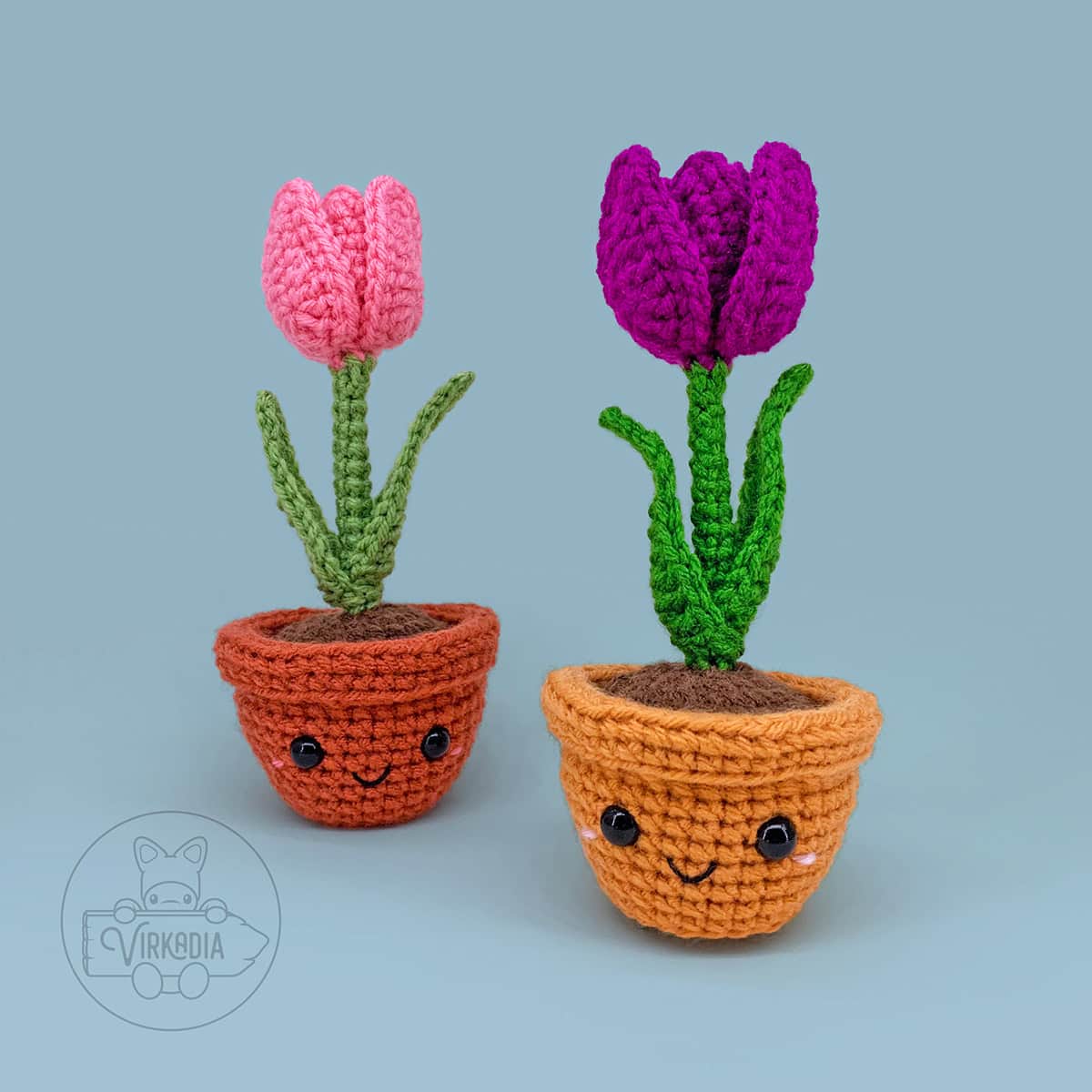 Crochet Tulip | Free Crochet Pattern - Virkadia