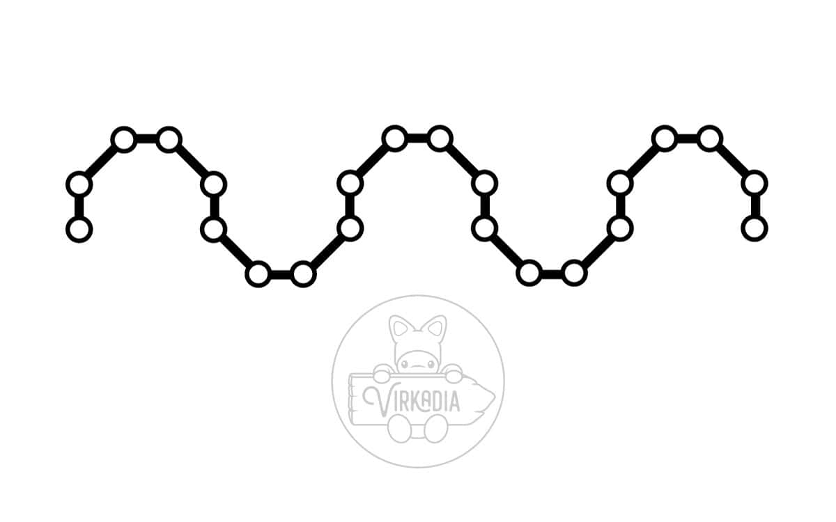 free crochet hot dog amigurumi pattern tutorial of where to add the mustard with surface crochet