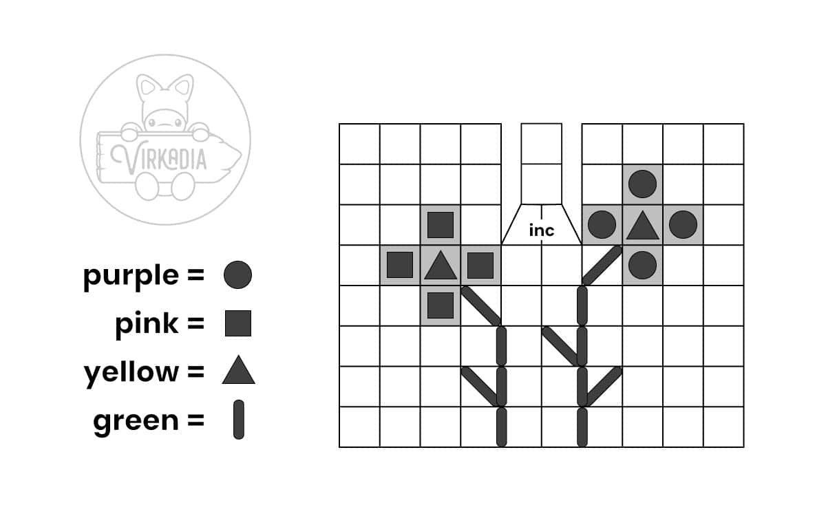 free amigurumi pattern tutorial demonstration of how to cross stitch flowers onto your piece